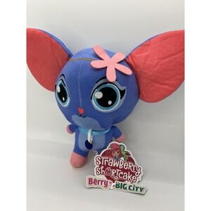 Strawberry Shortcake Berry In The Big City Cheesecake Mouse Plush With Tags 7"